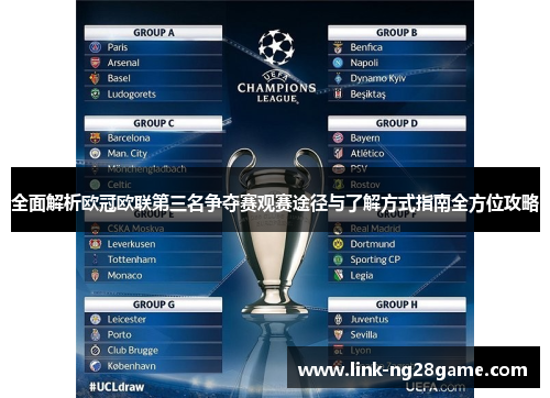全面解析欧冠欧联第三名争夺赛观赛途径与了解方式指南全方位攻略 全面解析欧冠欧联第三名争夺赛观赛途径与了解方式指南全方位攻略